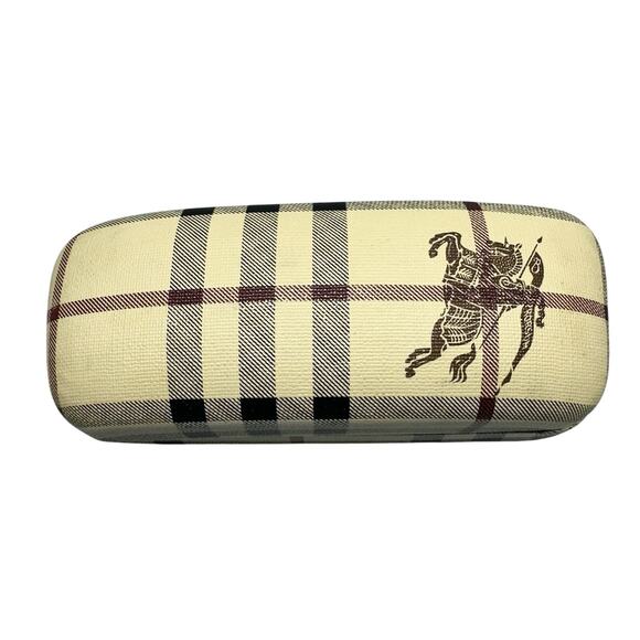 Burberry Sunglasses / Glasses Hard Case 6.1x 2.2 x 2.25” pictured measurements - Picture 1 of 16